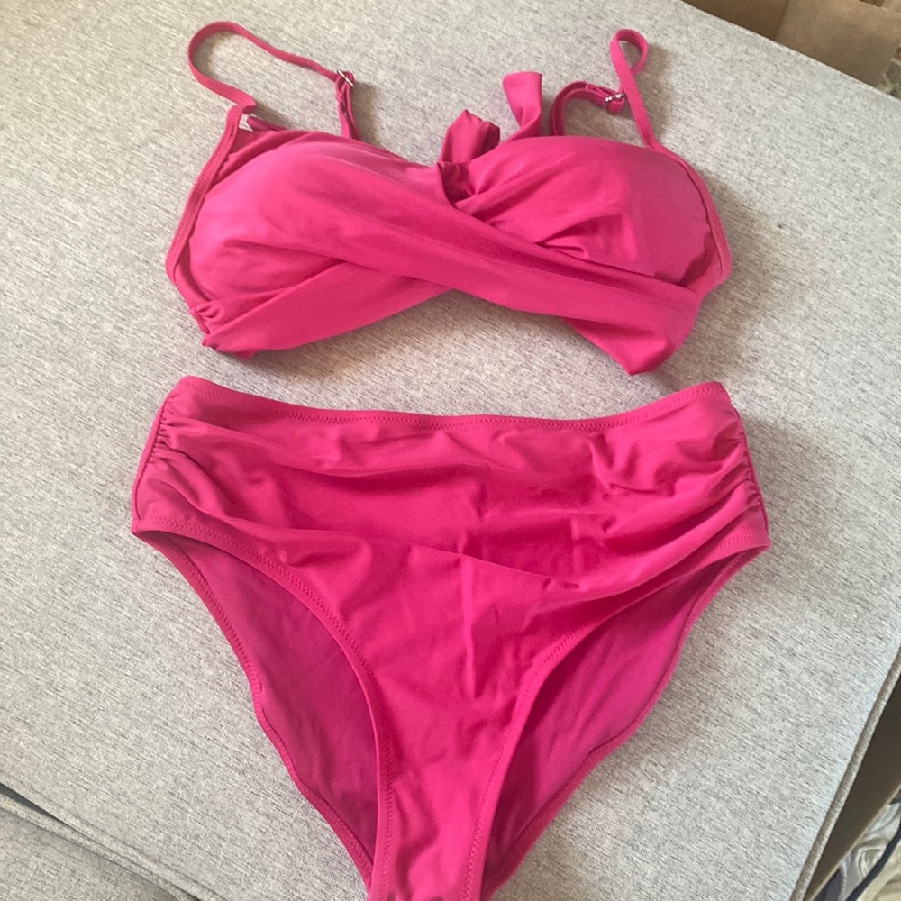 Pink Cupshe bikini